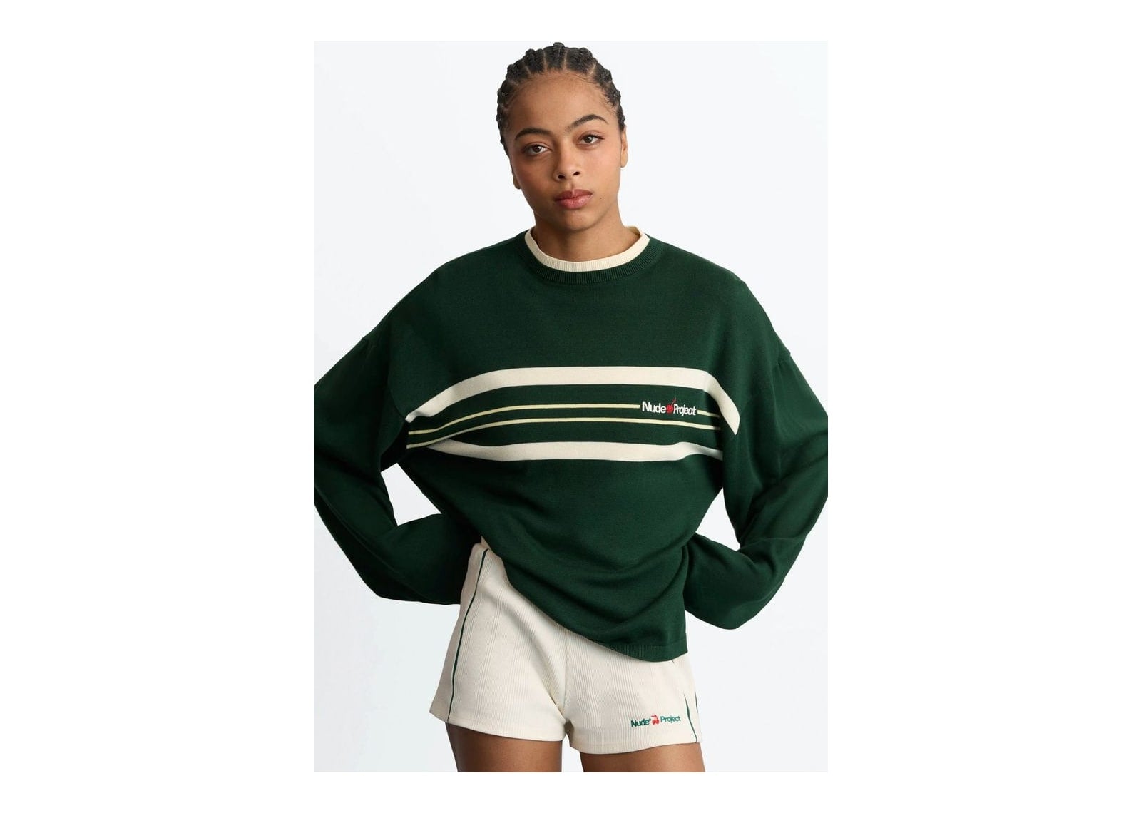 Nude Project Smith Knit Sweater Green - görsel 12