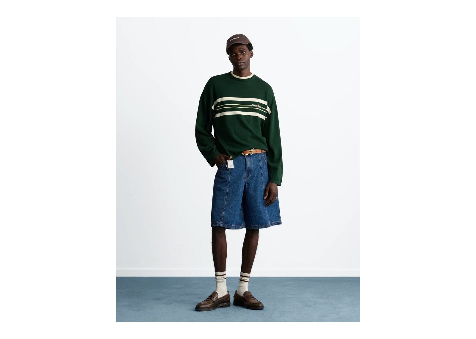 Nude Project Smith Knit Sweater Green - görsel 13