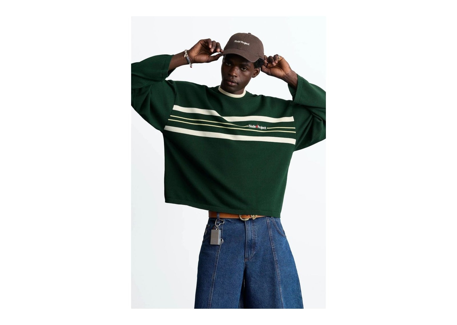 Nude Project Smith Knit Sweater Green - görsel 5