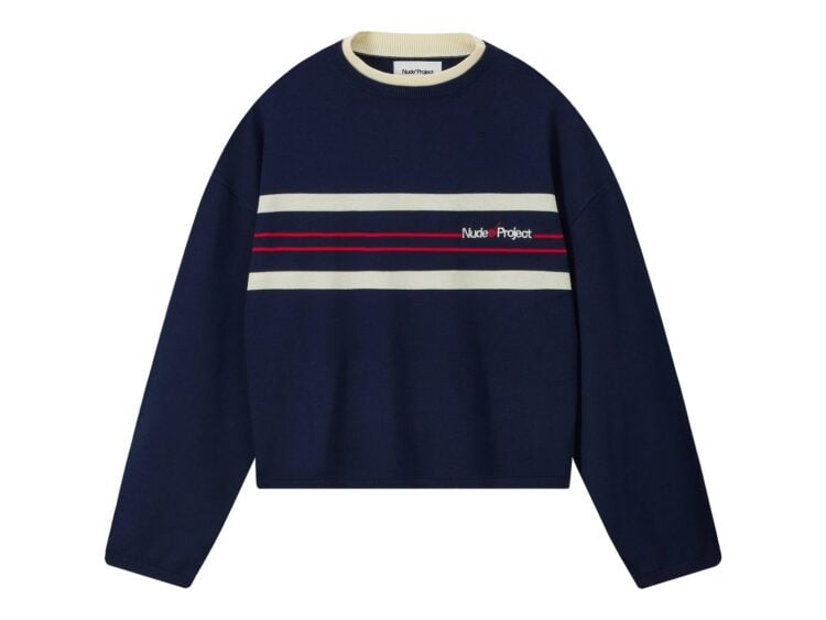 Nude Project Smith Knit Sweater Navy
