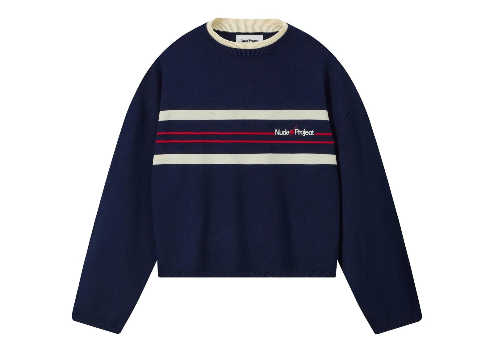 Nude Project Smith Knit Sweater Navy