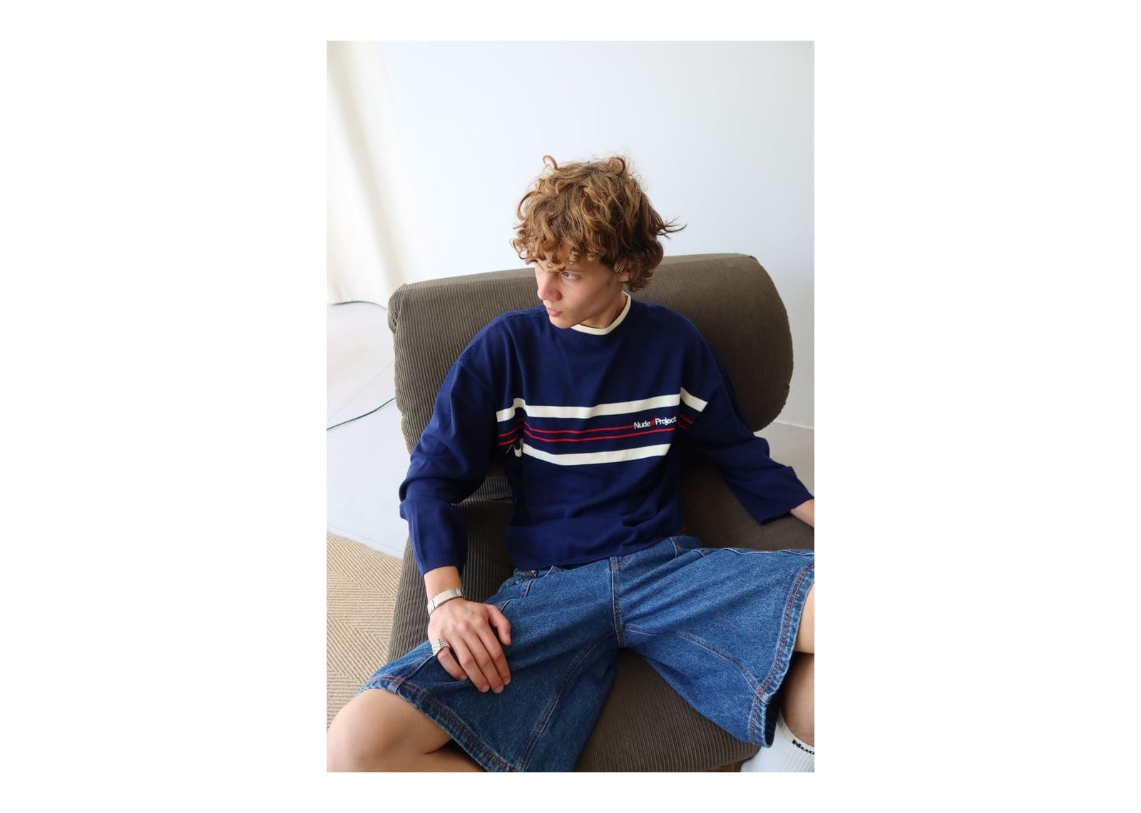 Nude Project Smith Knit Sweater Navy - görsel 2