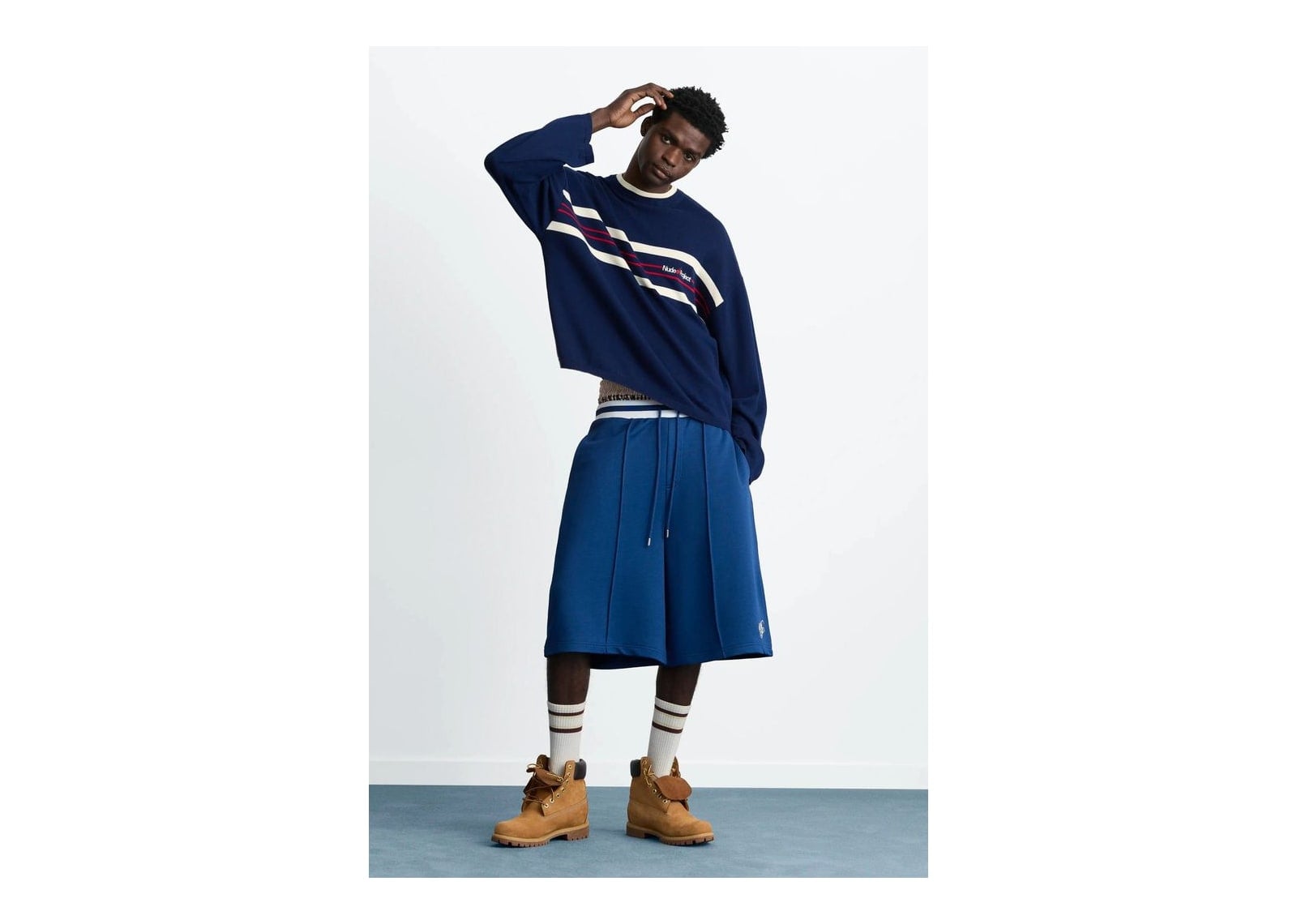 Nude Project Smith Knit Sweater Navy - görsel 3