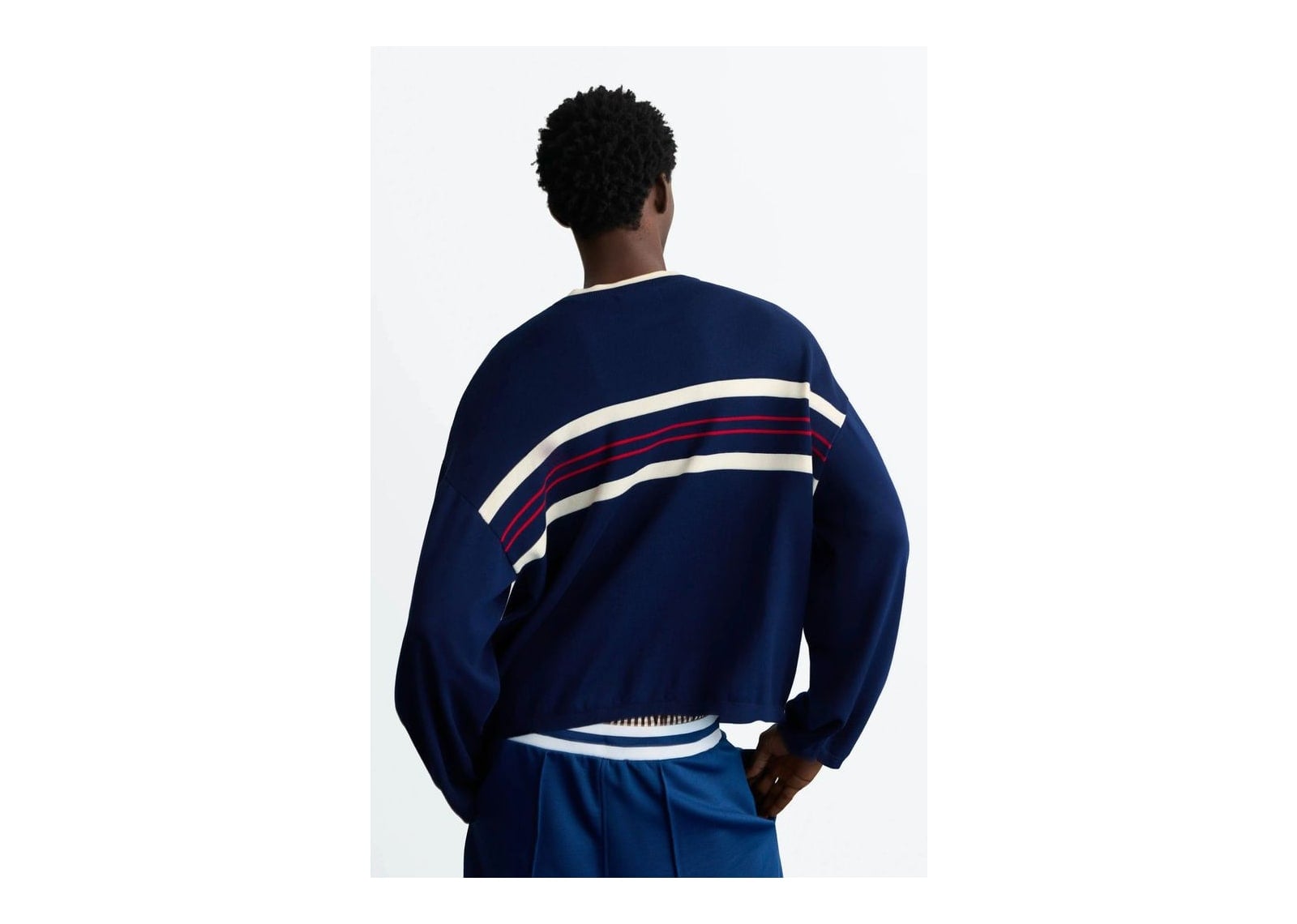 Nude Project Smith Knit Sweater Navy - görsel 6
