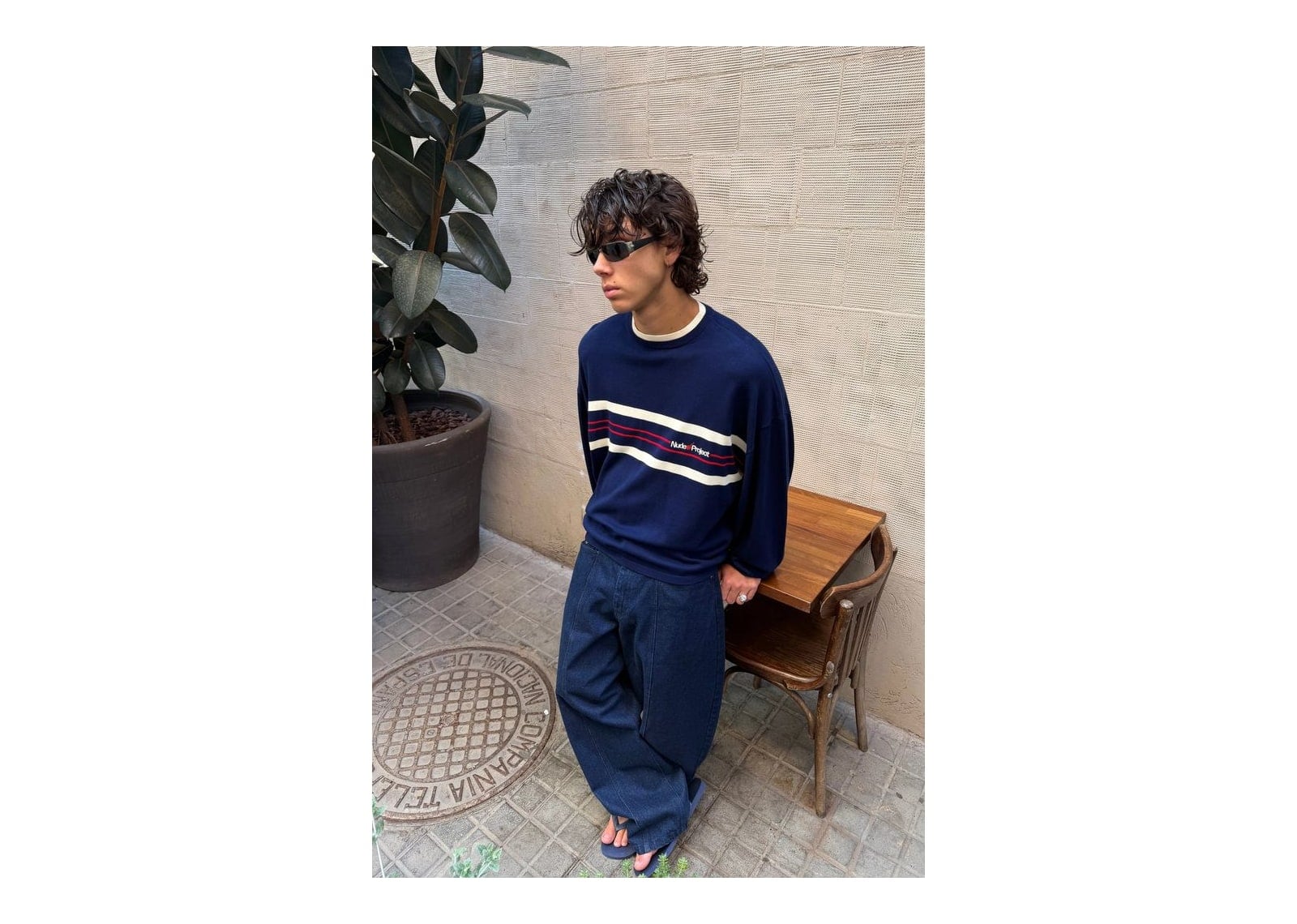 Nude Project Smith Knit Sweater Navy - görsel 8