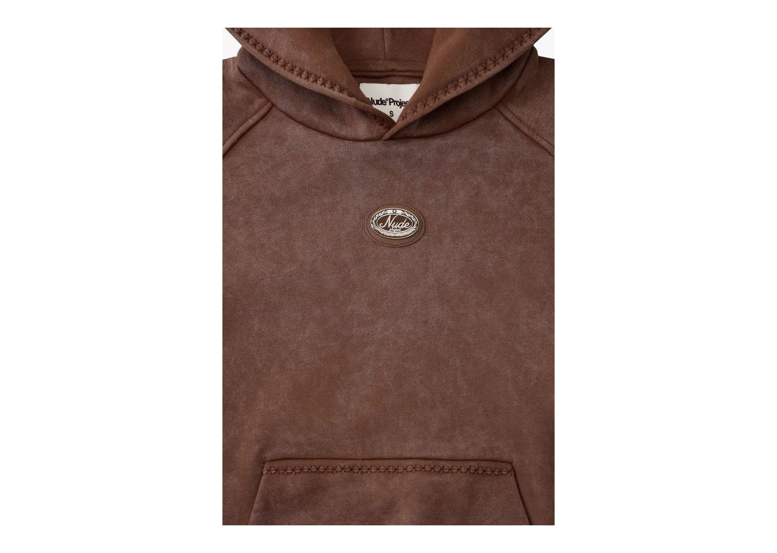 Nude Project Solid Hoodie Brown - görsel 7
