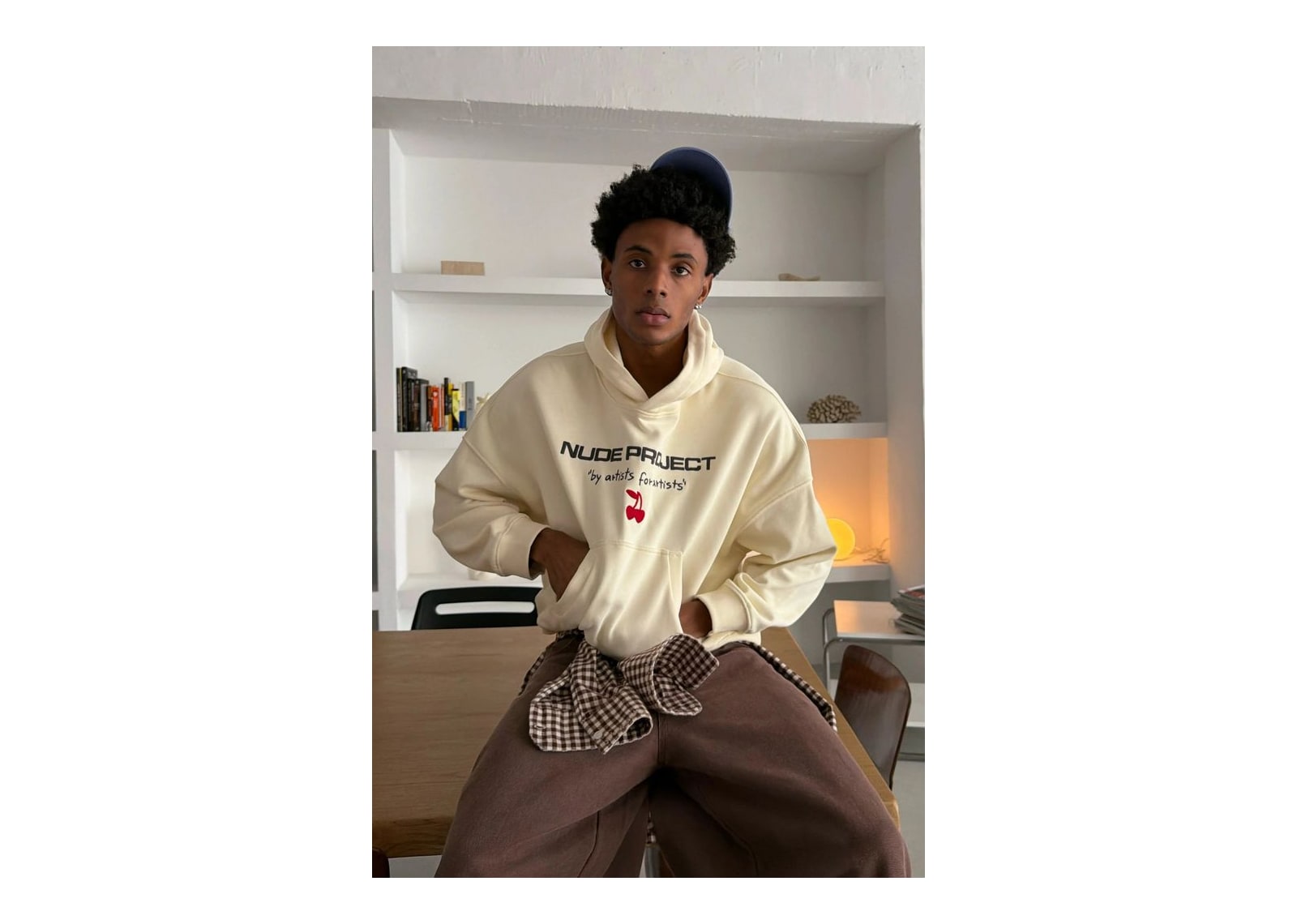 Nude Project Sport Hoodie Off-White - görsel 4