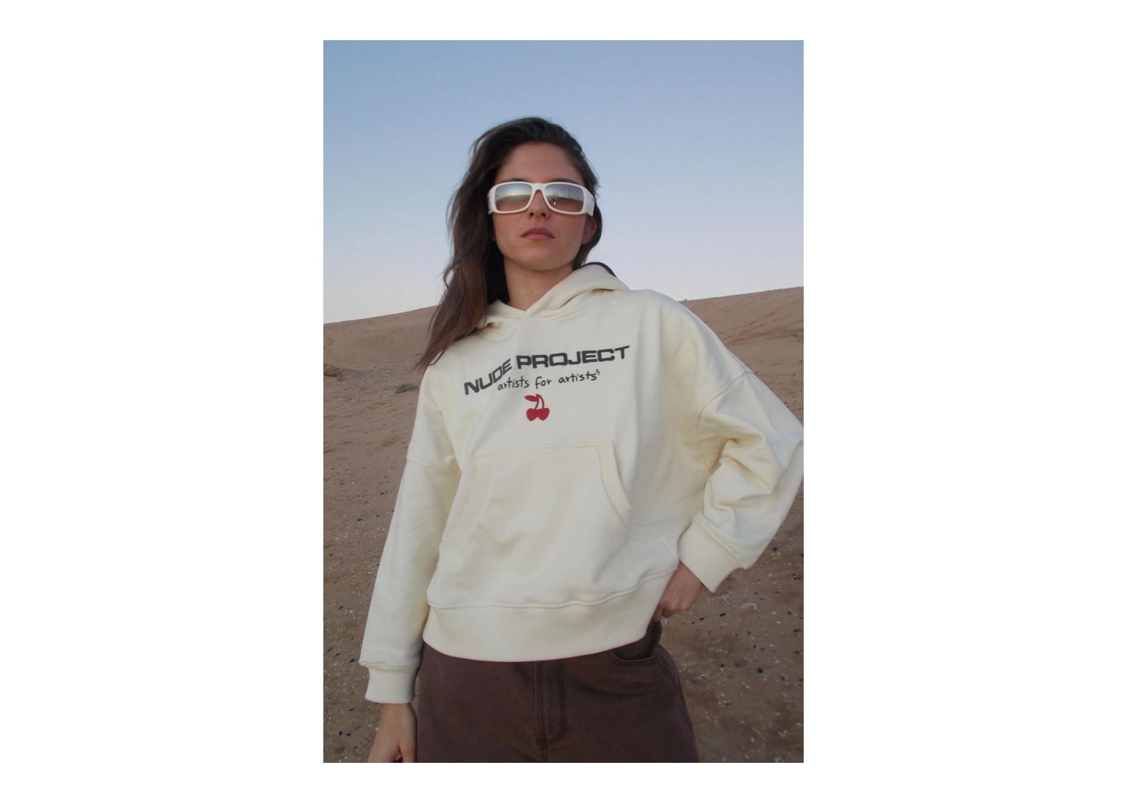 Nude Project Sport Hoodie Off-White - görsel 6