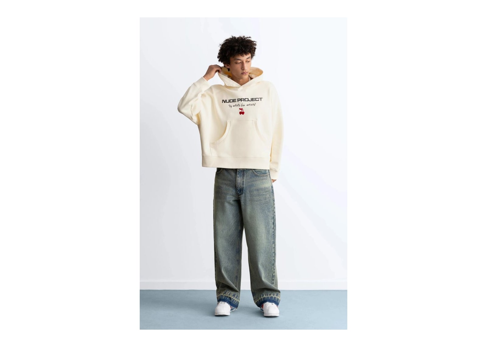 Nude Project Sport Hoodie Off-White - görsel 7