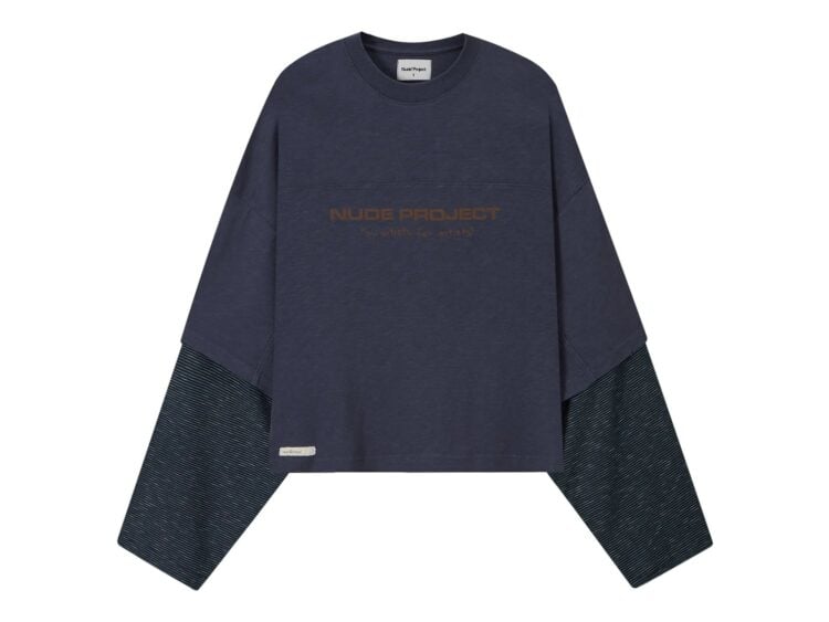 Nude Project Sport Long-Sleeve Tee Navy