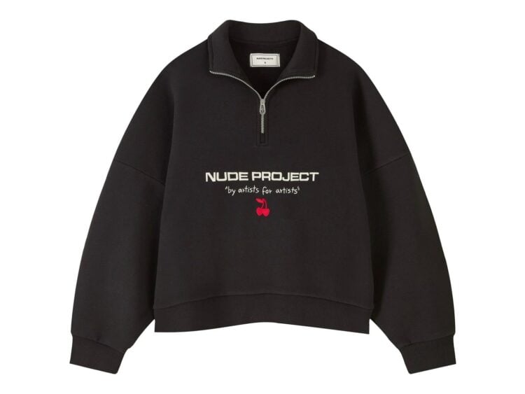 Nude Project Sport Quarter-Zip Black