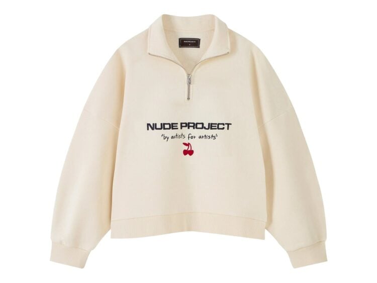 Nude Project Sport Quarter-Zip Marshmallow