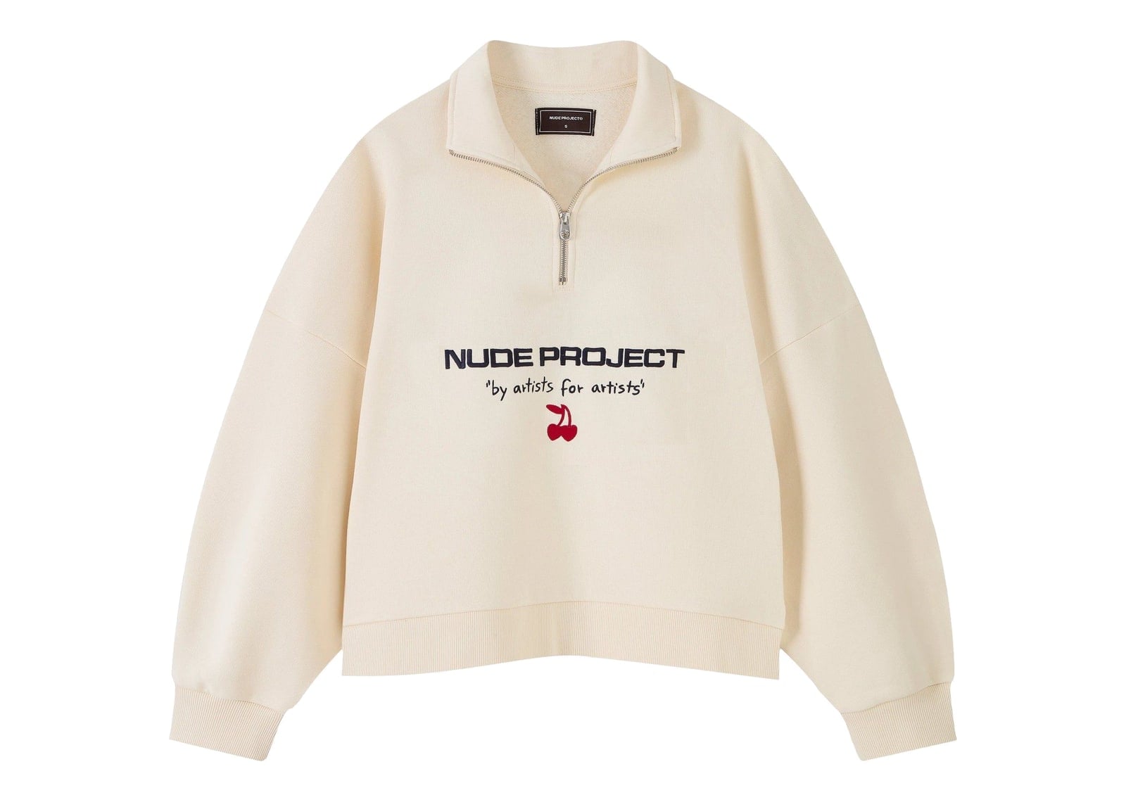 Nude Project Sport Quarter-Zip Marshmallow