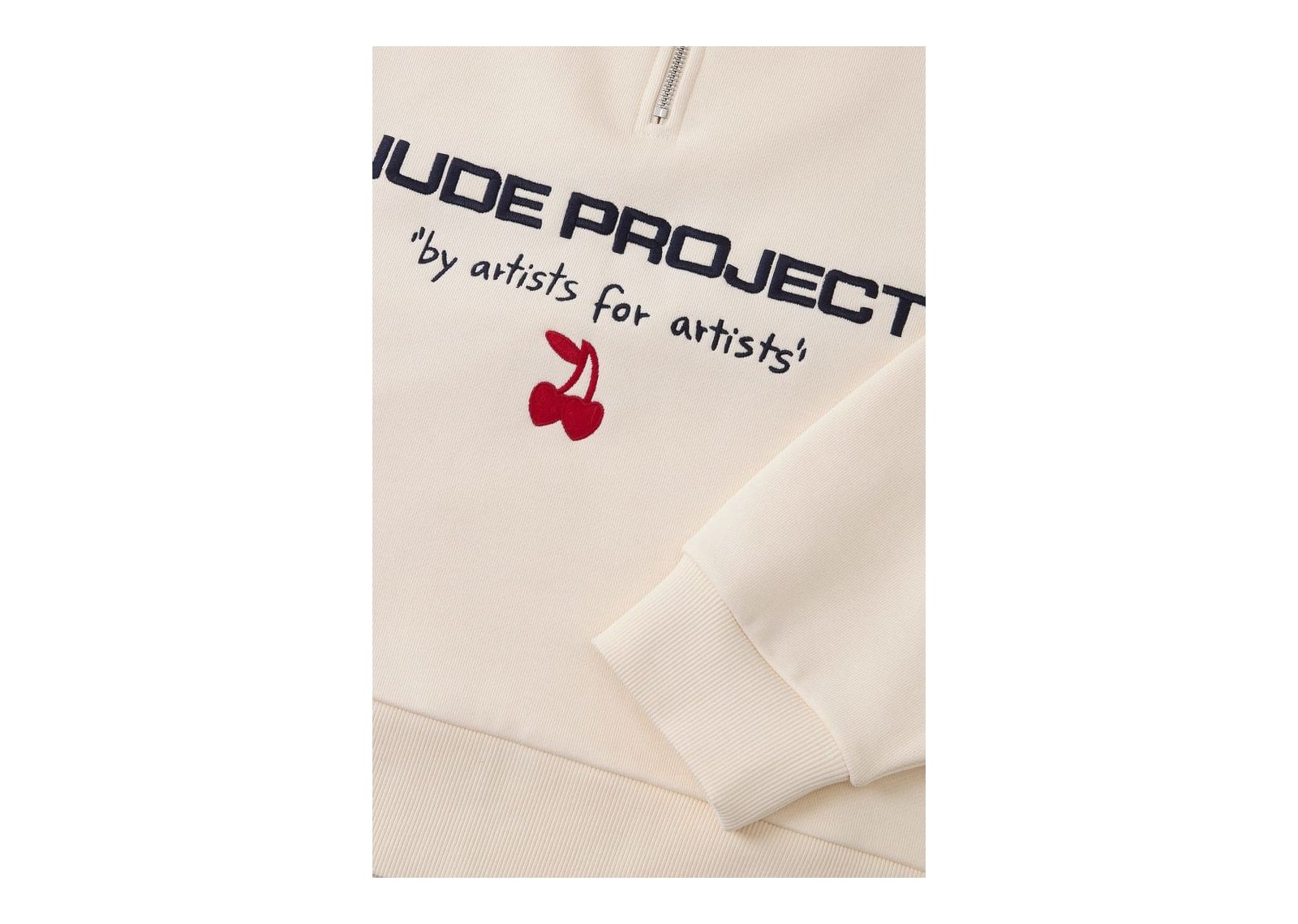 Nude Project Sport Quarter-Zip Marshmallow - görsel 11