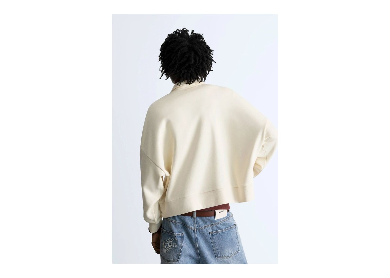 Nude Project Sport Quarter-Zip Marshmallow - görsel 12