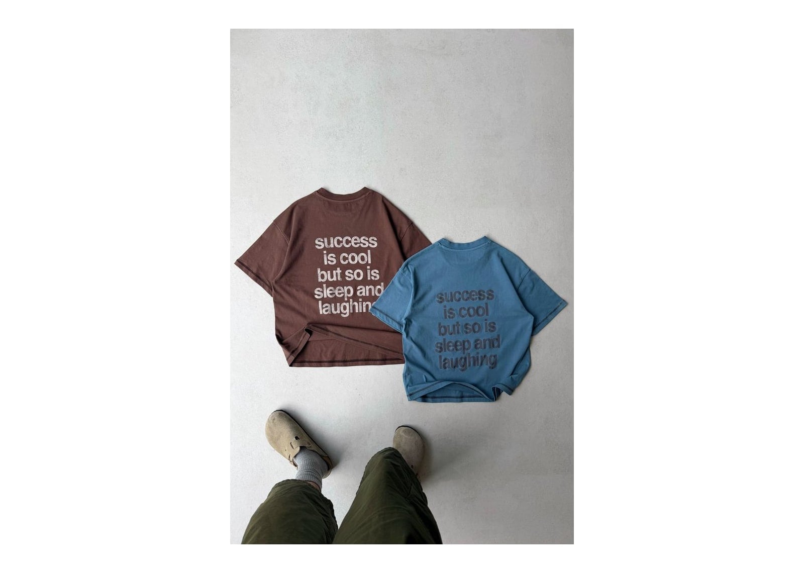Nude Project Success Tee Blue - görsel 4