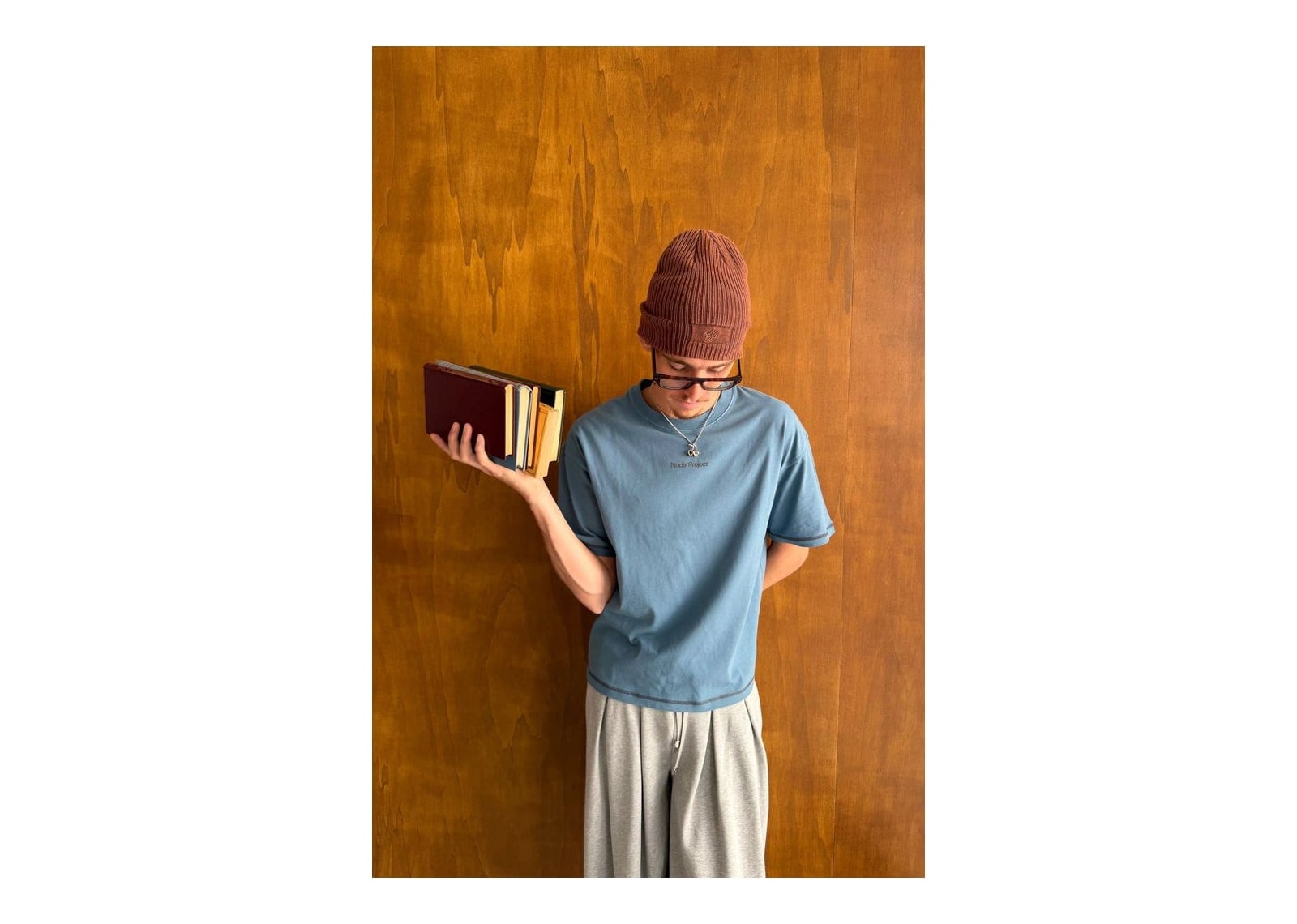 Nude Project Success Tee Blue - görsel 5