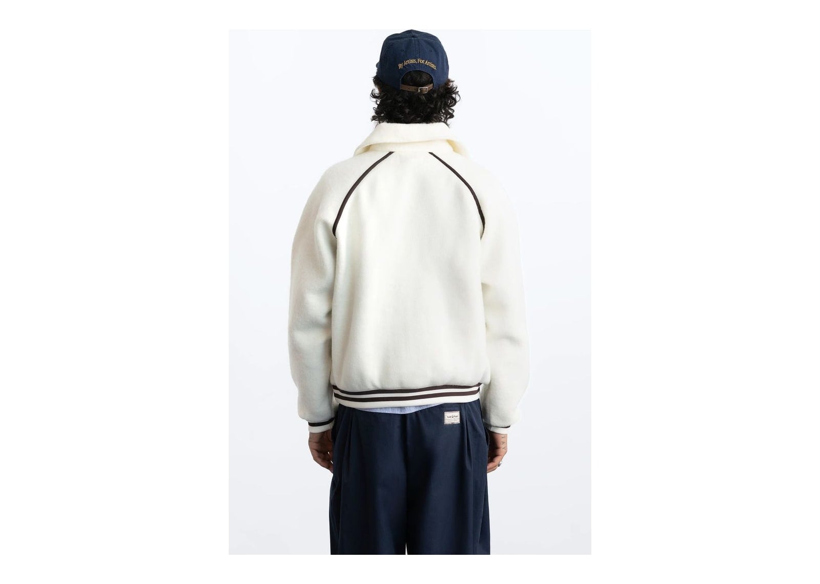 Nude Project Teddy Quarter-Zip Marshmallow - görsel 5