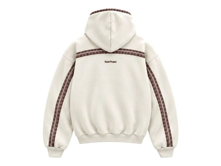 Nude Project The 404 Zip-Up Hoodie Ivory
