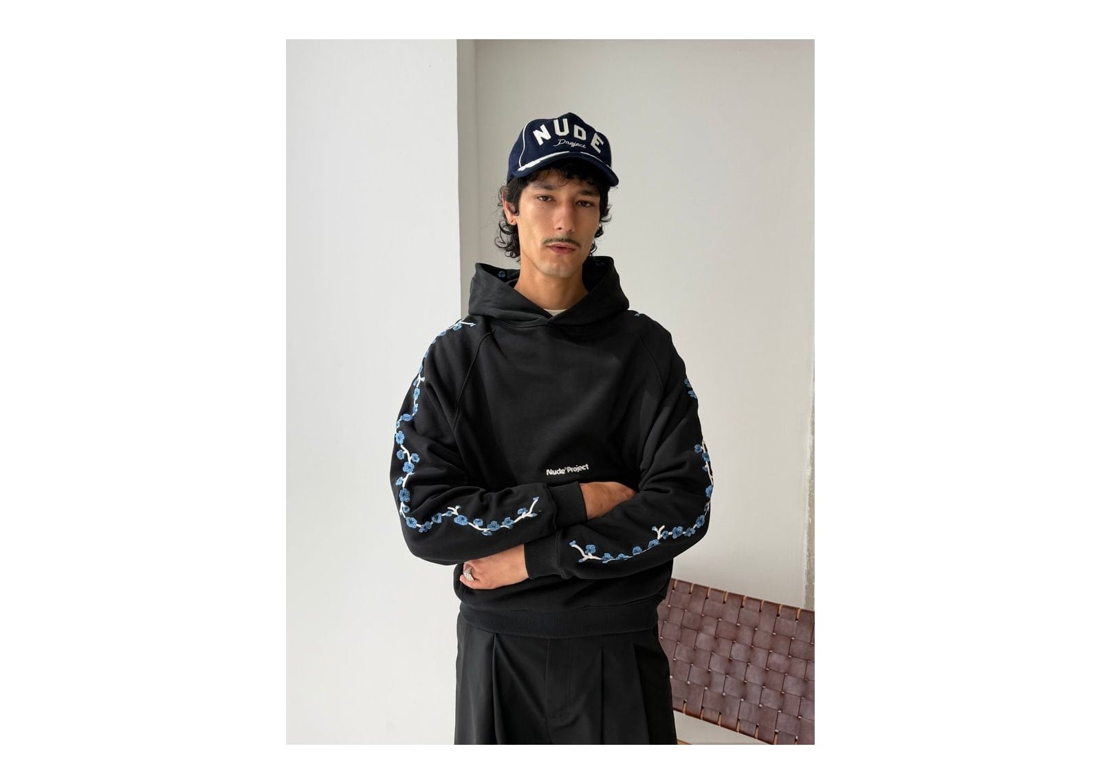 Nude Project The Associate Hoodie Black - görsel 3