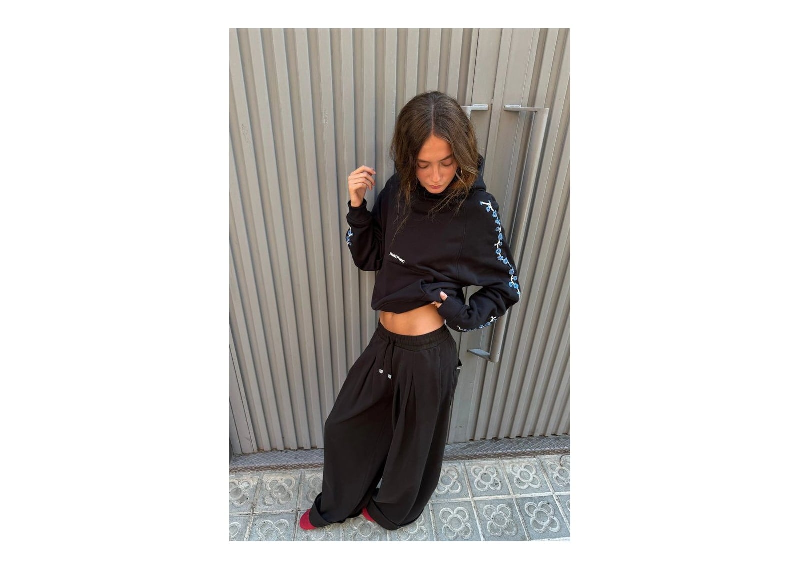 Nude Project The Associate Hoodie Black - görsel 7