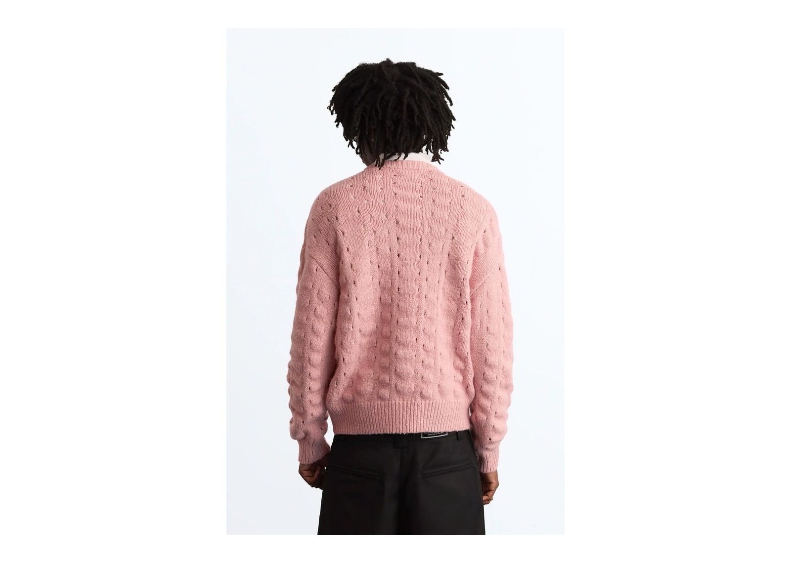 Nude Project The Burnout Knit Sweater Pink - görsel 4