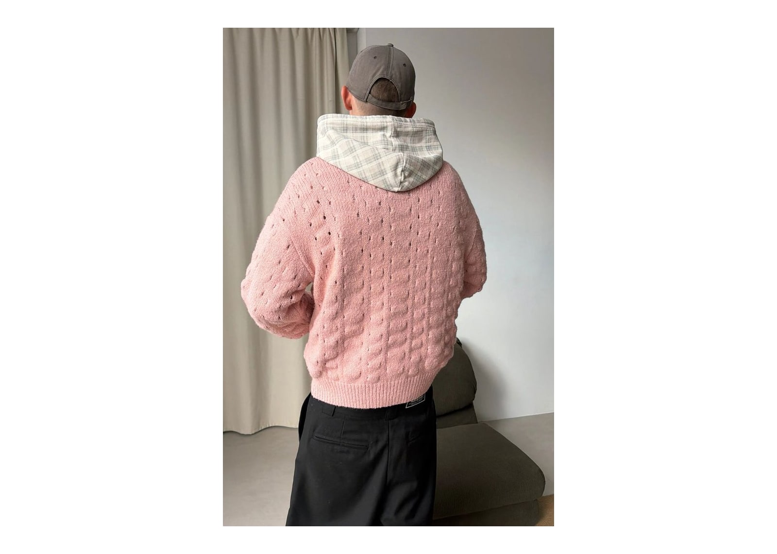 Nude Project The Burnout Knit Sweater Pink - görsel 9