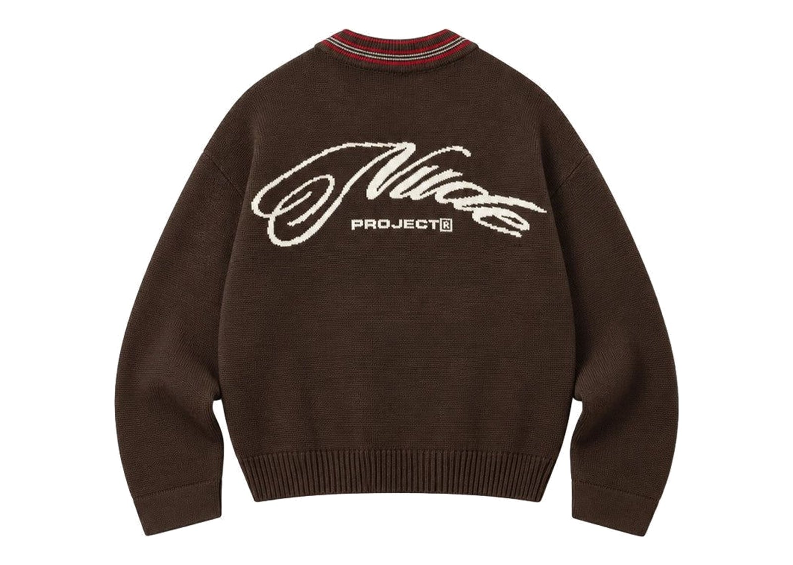 Nude Project The Consultant Quarter-Zip Knit Brown