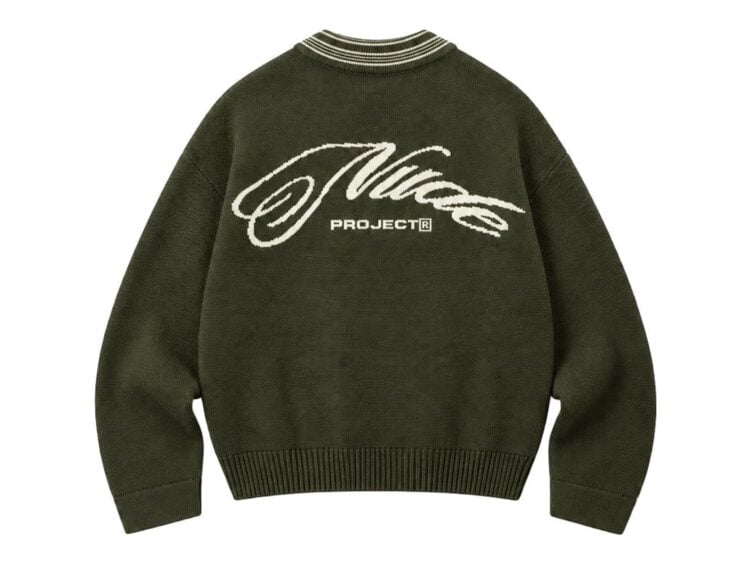 Nude Project The Consultant Quarter-Zip Knit Green