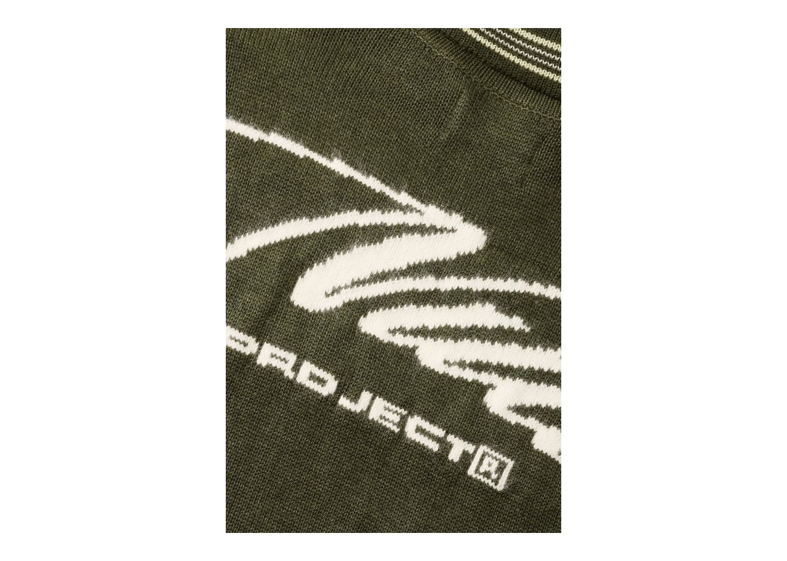 Nude Project The Consultant Quarter-Zip Knit Green - görsel 14