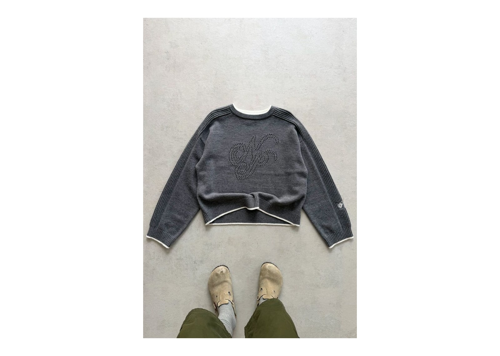 Nude Project The Employee of the Month Knit Sweater Ash - görsel 11