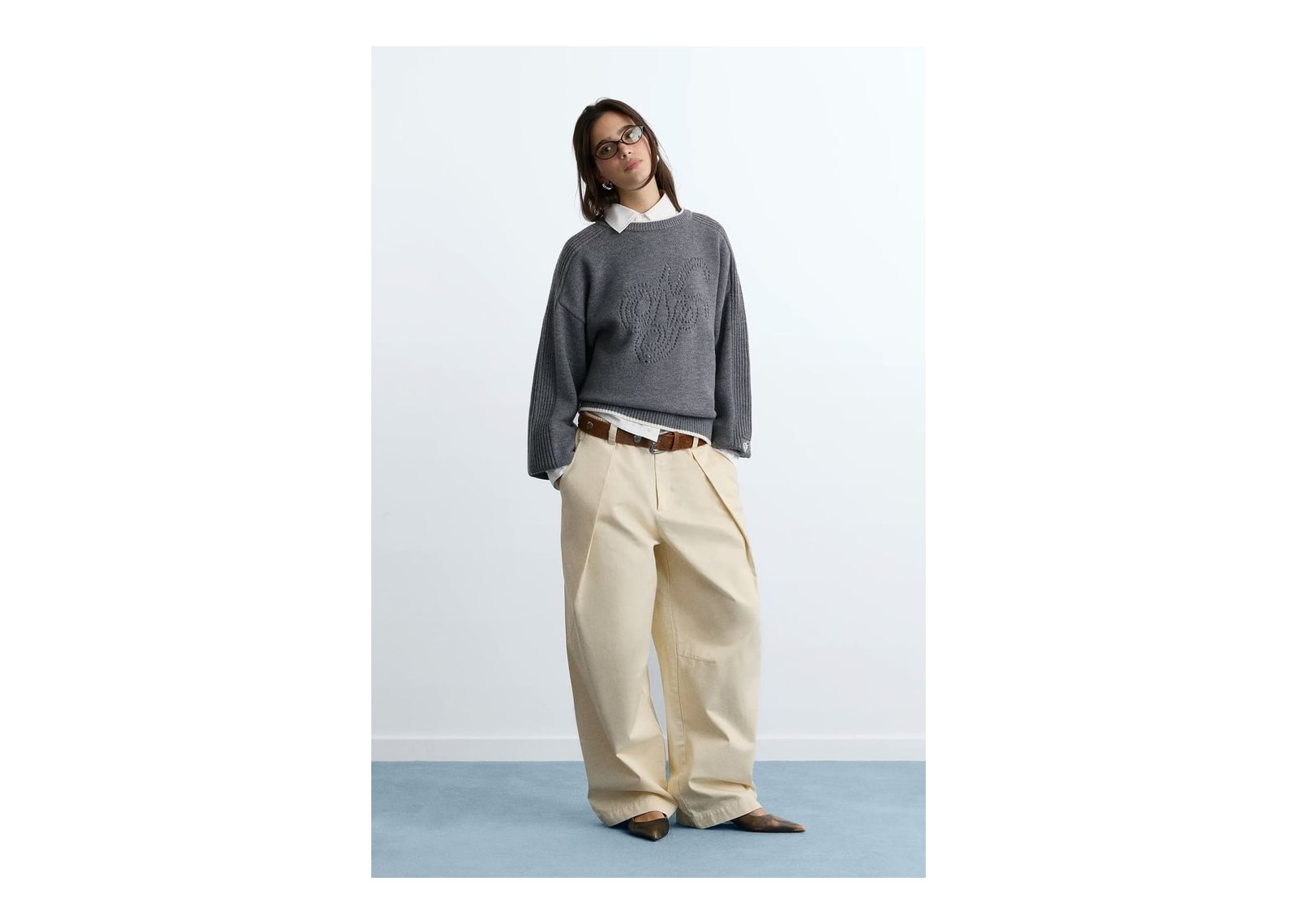 Nude Project The Employee of the Month Knit Sweater Ash - görsel 16