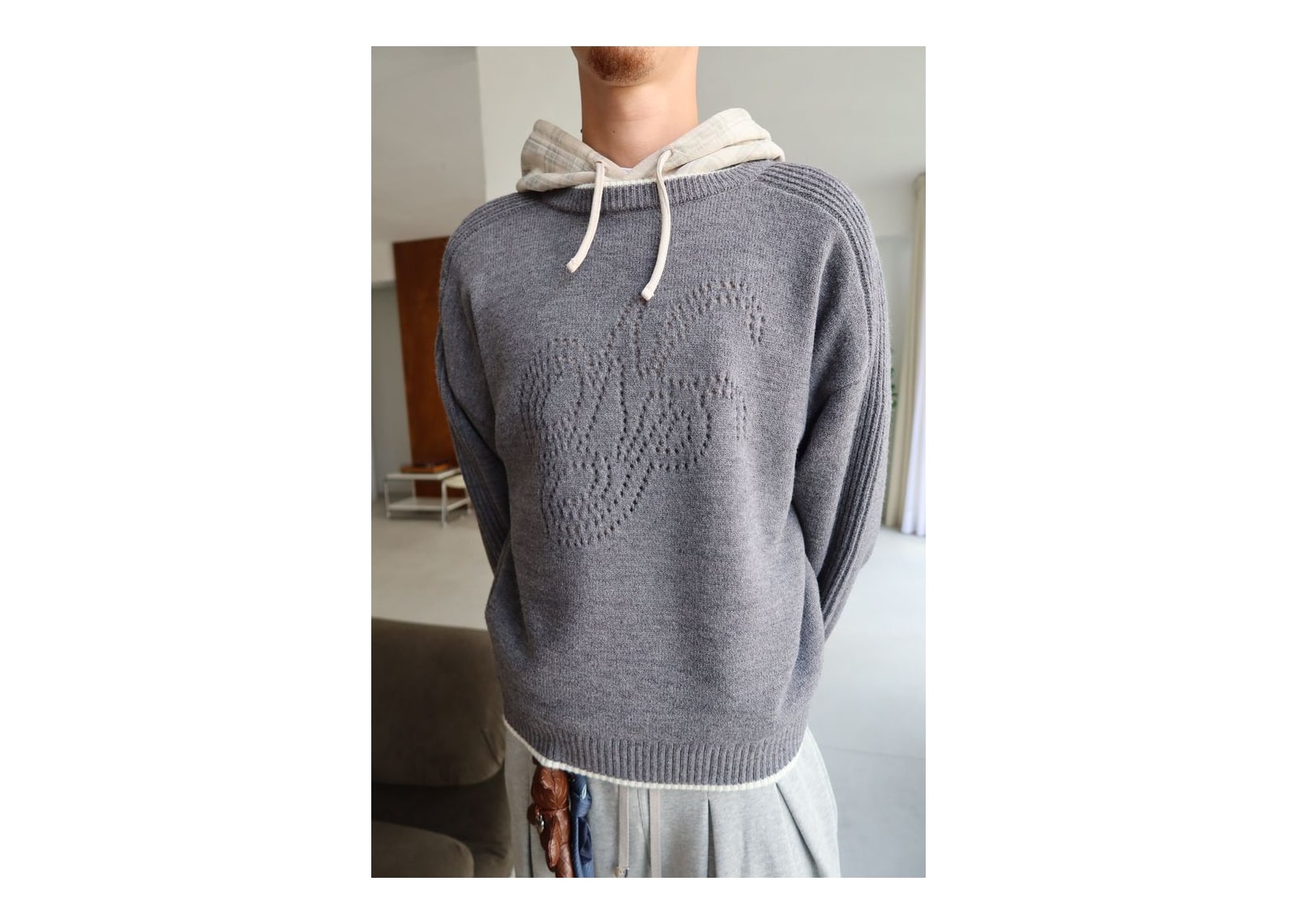 Nude Project The Employee of the Month Knit Sweater Ash - görsel 6