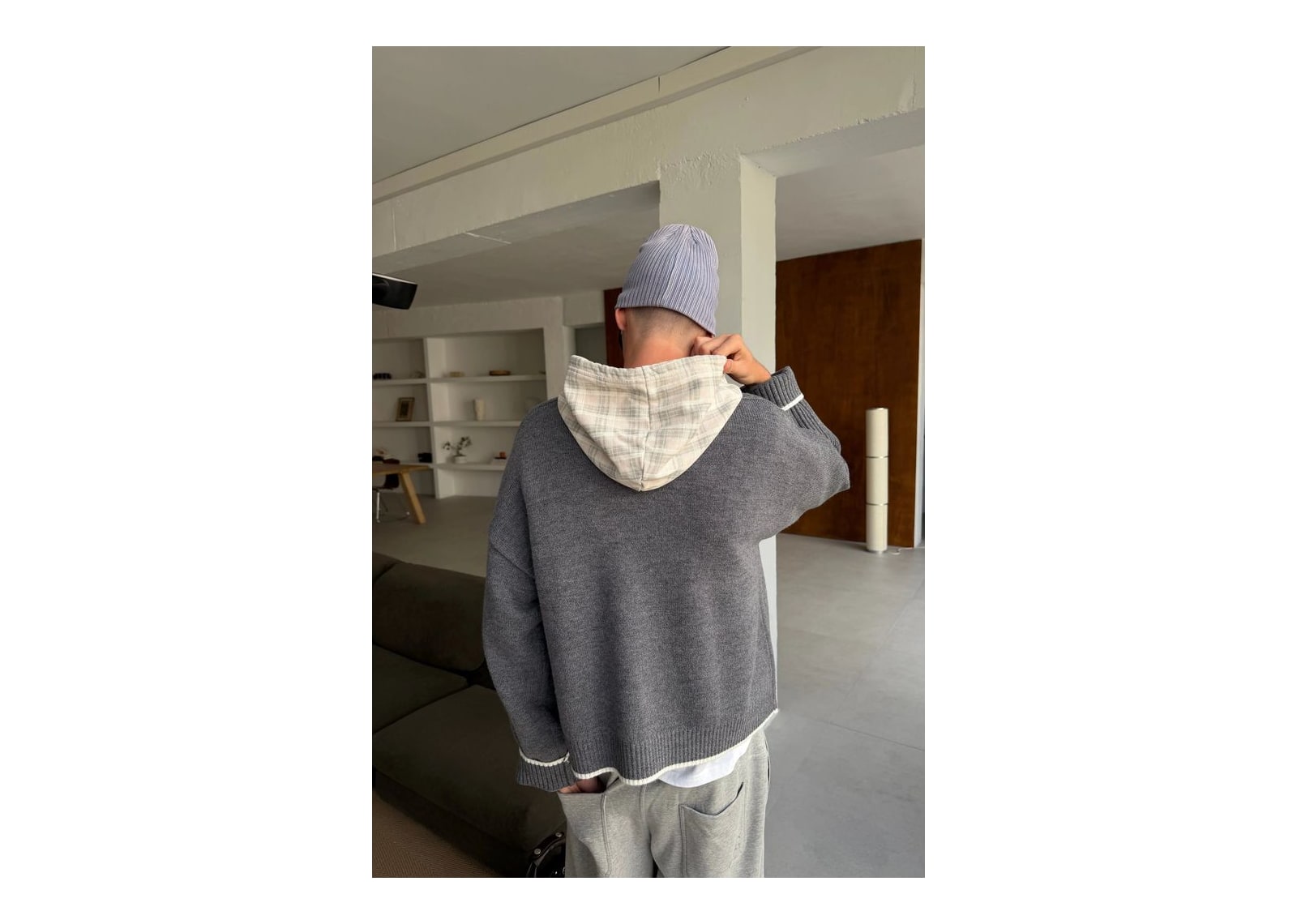 Nude Project The Employee of the Month Knit Sweater Ash - görsel 8