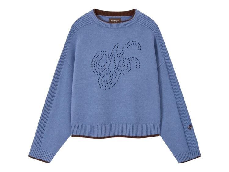 Nude Project The Employee of the Month Knit Sweater Blue