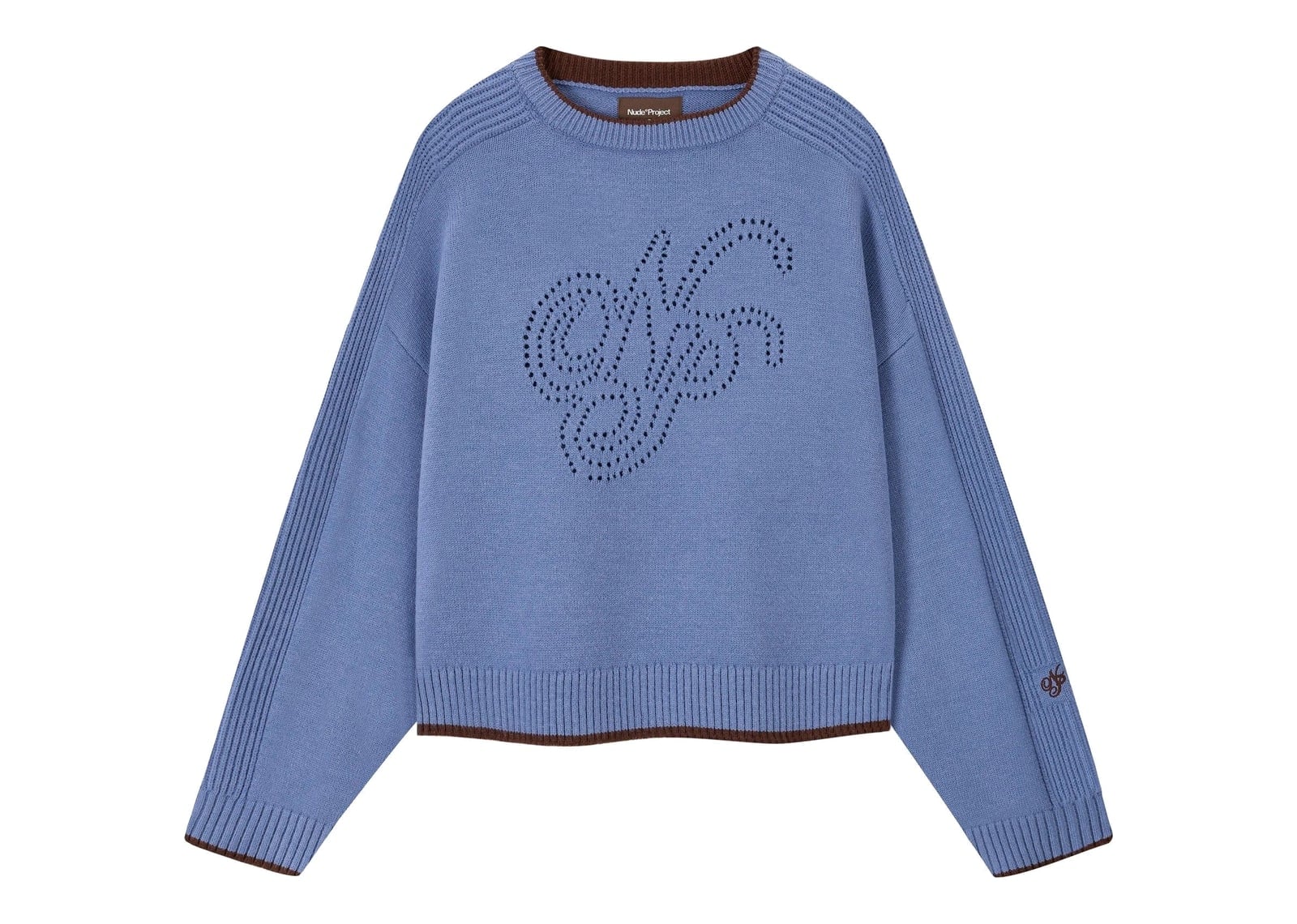 Nude Project The Employee of the Month Knit Sweater Blue