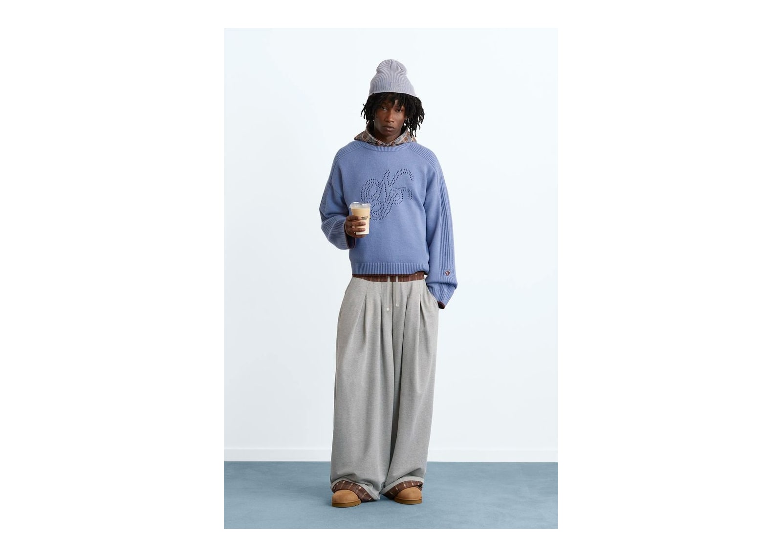 Nude Project The Employee of the Month Knit Sweater Blue - görsel 2