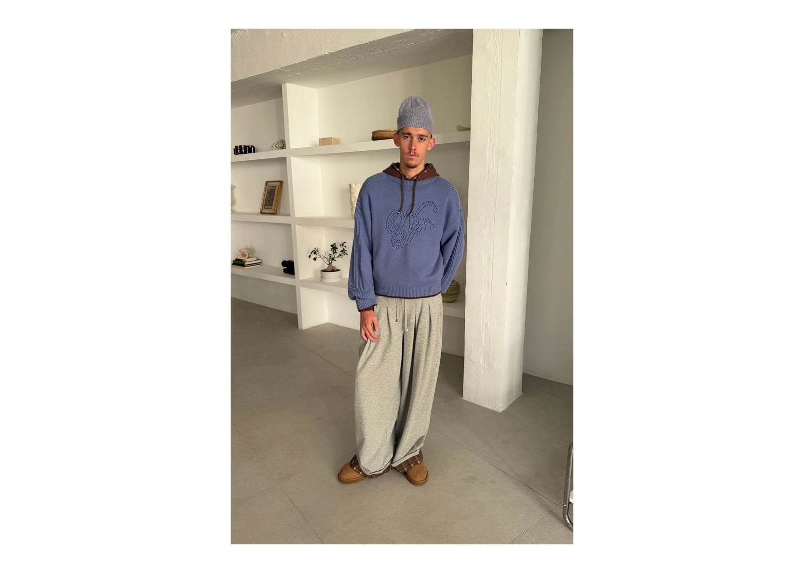 Nude Project The Employee of the Month Knit Sweater Blue - görsel 4