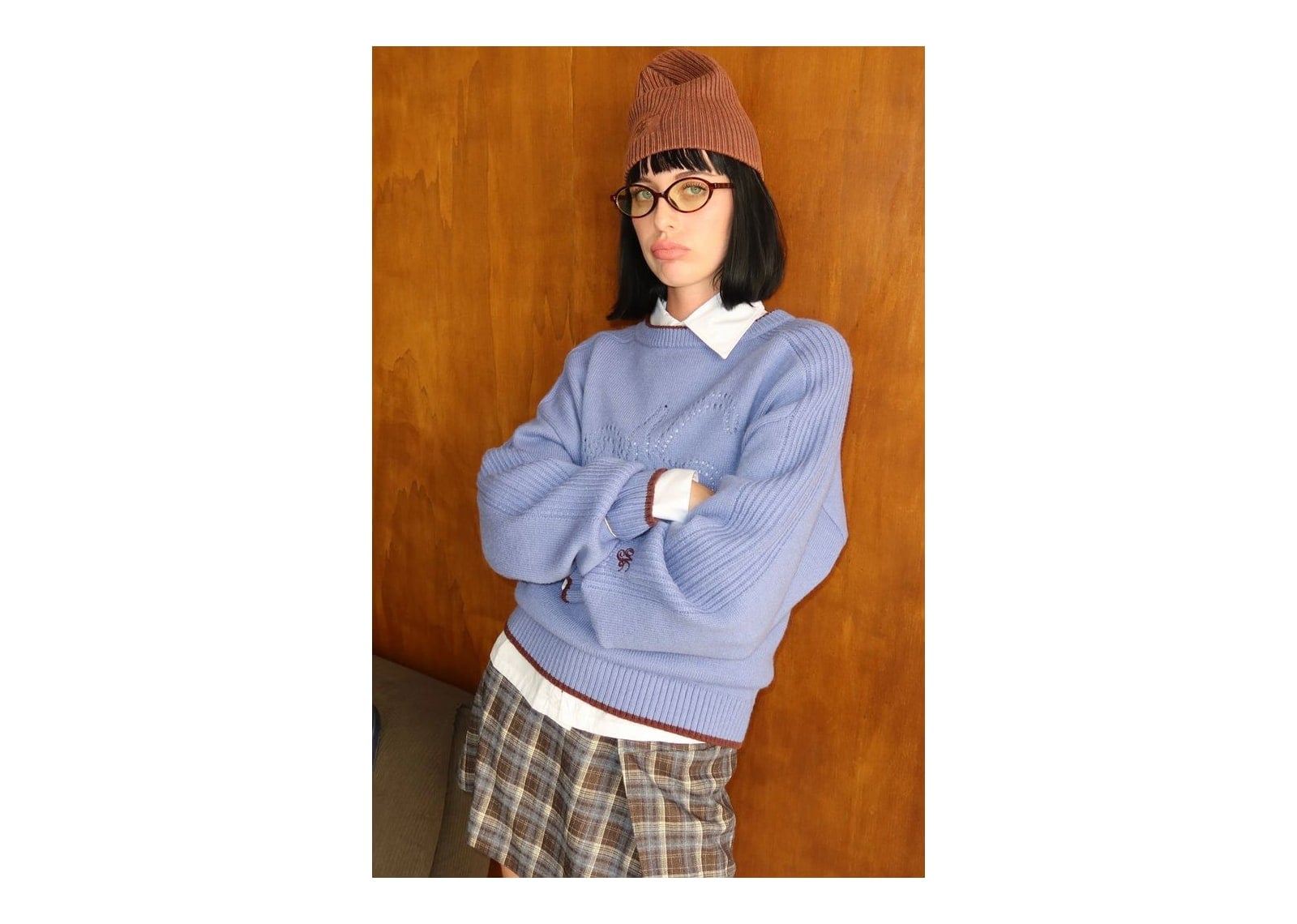 Nude Project The Employee of the Month Knit Sweater Blue - görsel 6