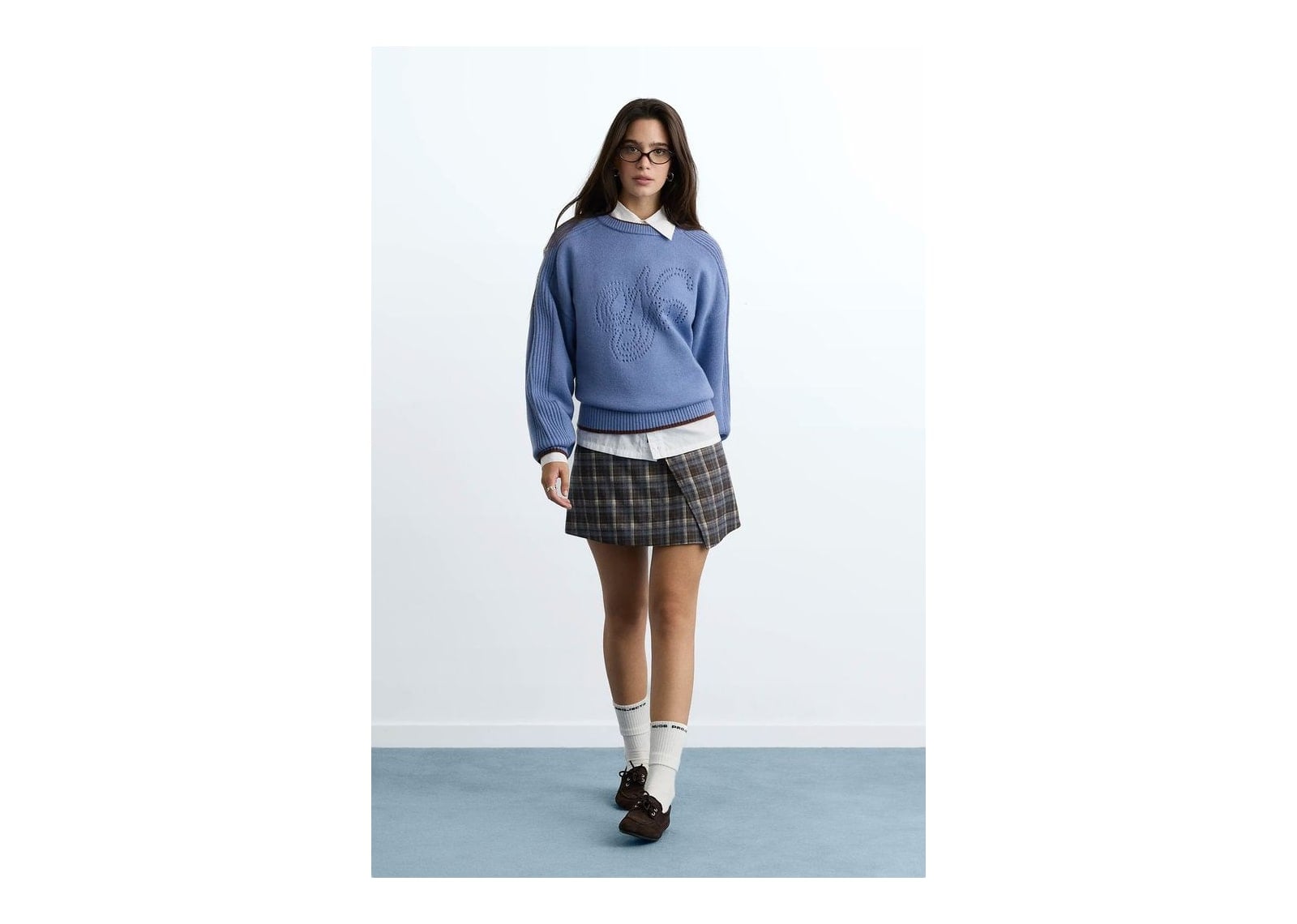 Nude Project The Employee of the Month Knit Sweater Blue - görsel 9