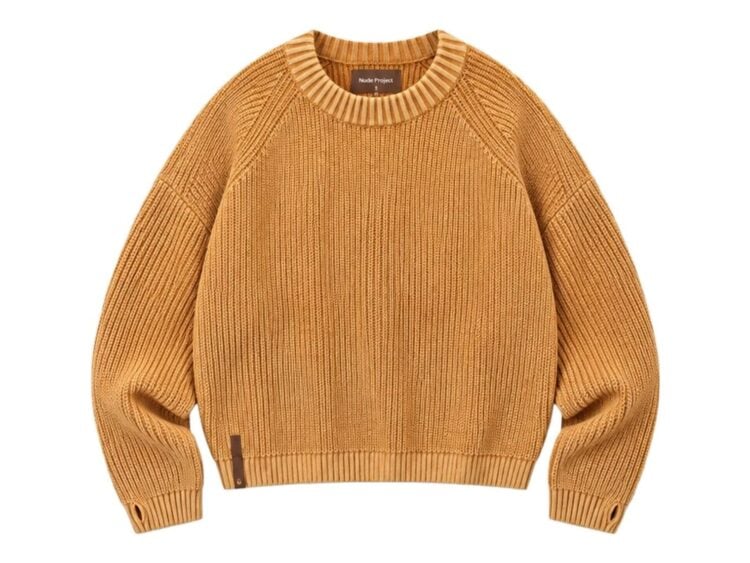 Nude Project The Promotion Knit Sweater Dark Orange