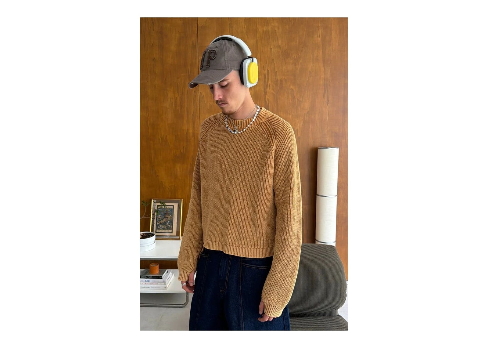 Nude Project The Promotion Knit Sweater Dark Orange - görsel 5