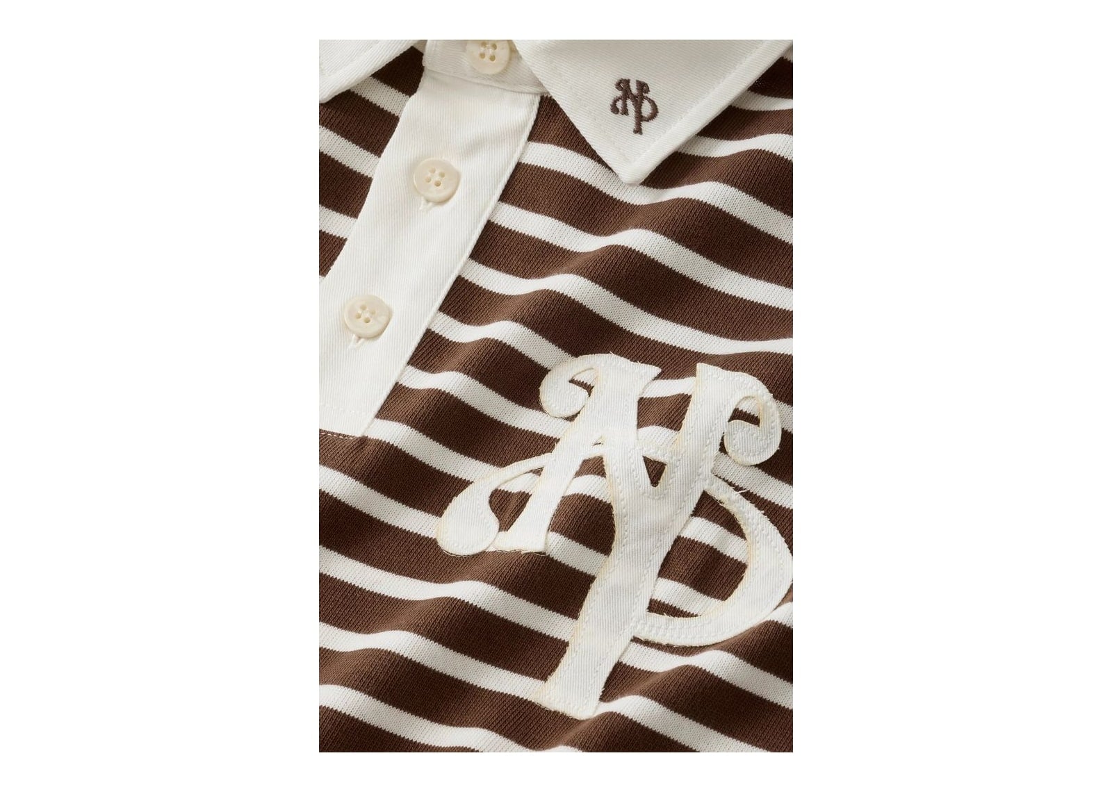Nude Project The Side Hustle Polo Brown - görsel 9