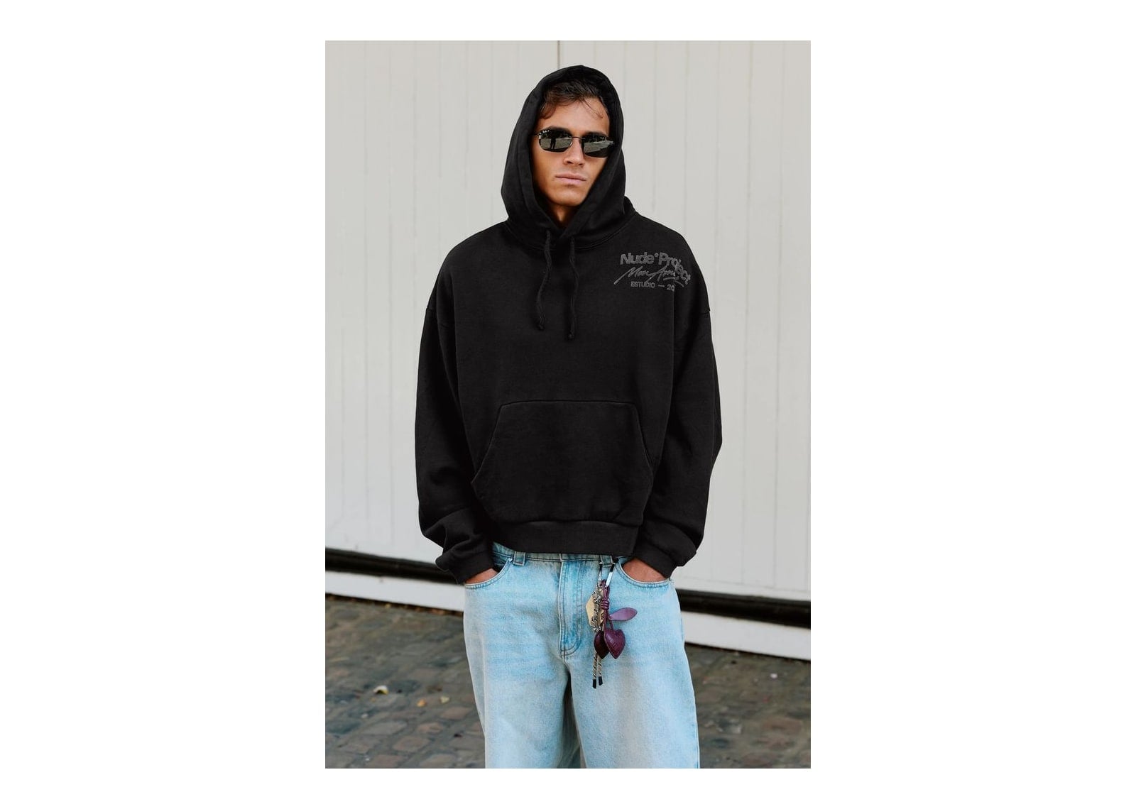 Nude Project Vortex Hoodie Ash - görsel 3