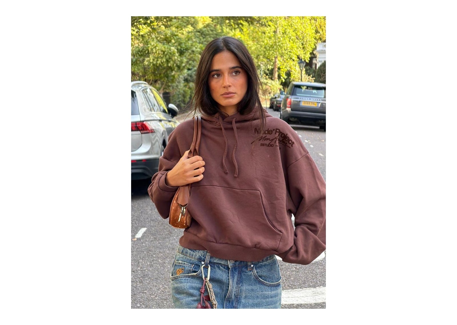 Nude Project Vortex Hoodie Brown - görsel 10