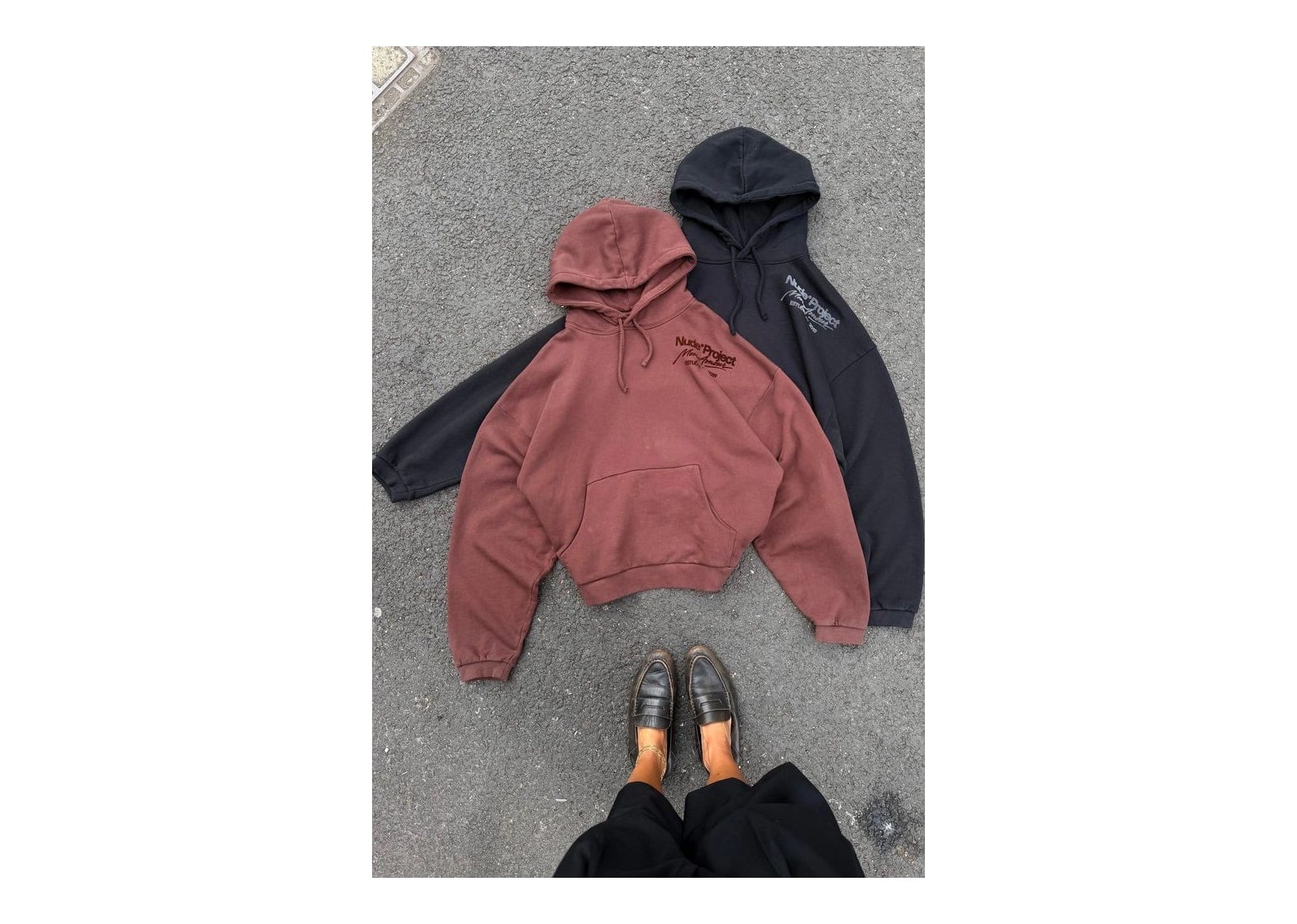 Nude Project Vortex Hoodie Brown - görsel 11
