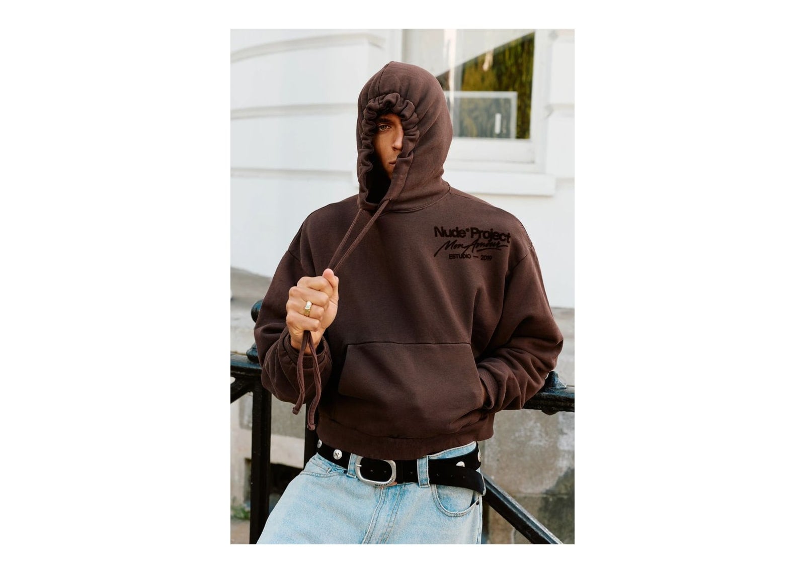 Nude Project Vortex Hoodie Brown - görsel 2