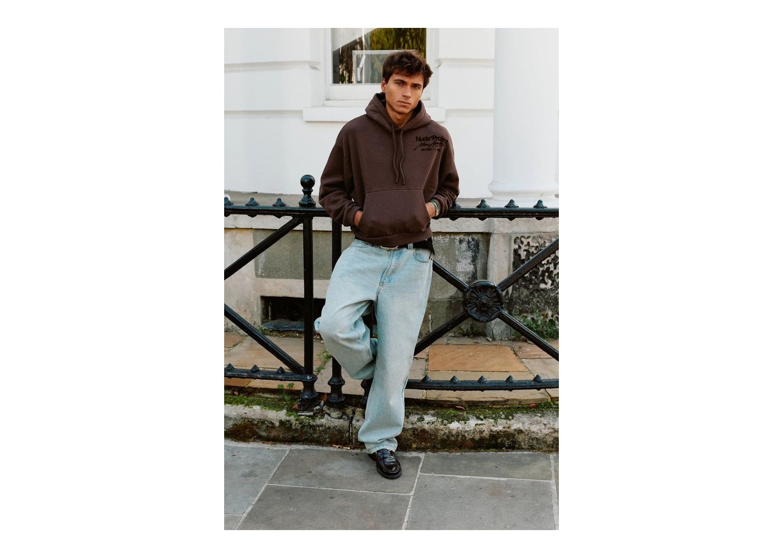 Nude Project Vortex Hoodie Brown - görsel 3