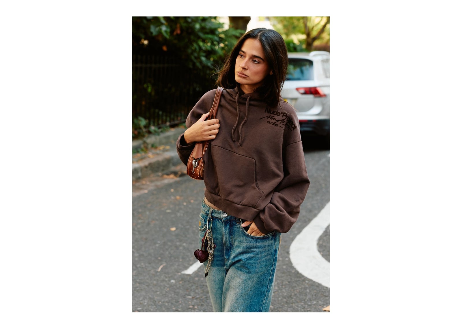 Nude Project Vortex Hoodie Brown - görsel 7