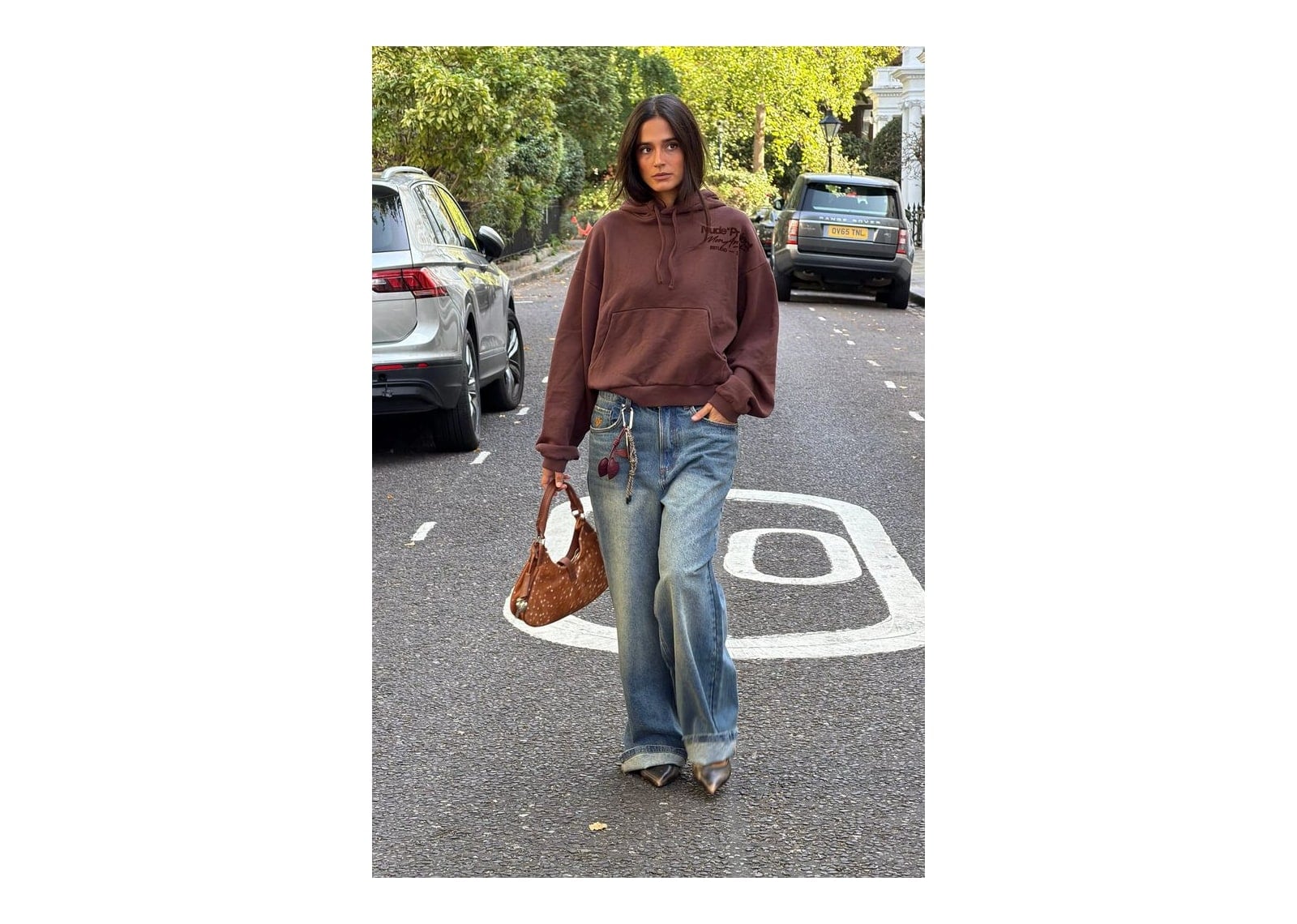 Nude Project Vortex Hoodie Brown - görsel 9
